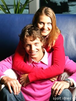 Tomas Berdych et son amie Lucie Safarova